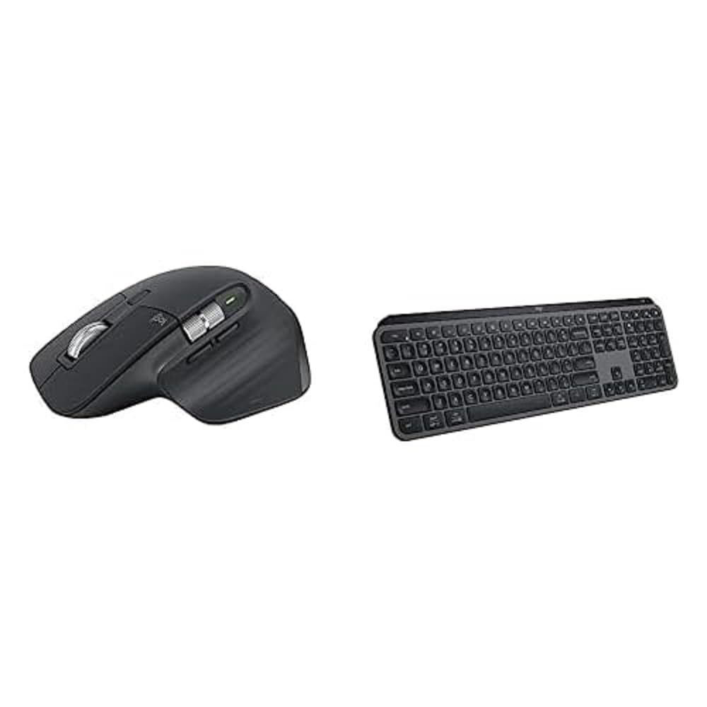 Logitech MX Master 3S Wireless Mouse - Graphite + MX Keys S